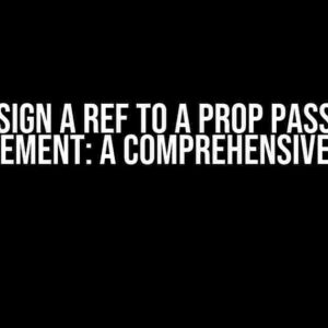 Assign a Ref to a Prop Passed JSX.Element: A Comprehensive Guide